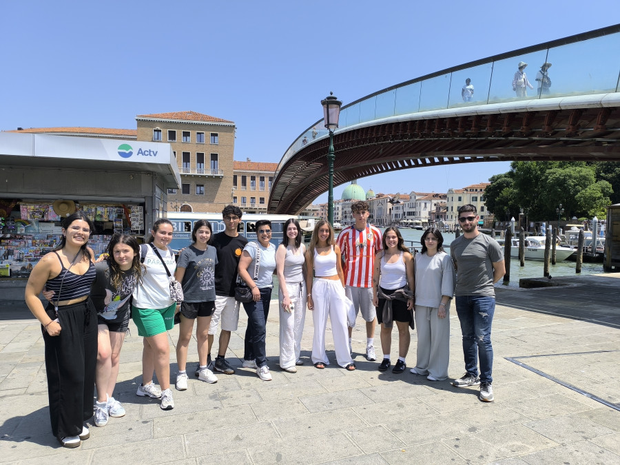 Diez jóvenes laracheses participan en un nuevo programa de intercambio juvenil en Venecia