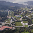 Vista aérea del polígono de Cee