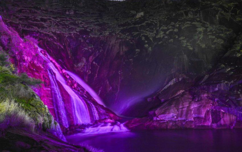 La Fervenza do Ézaro volverá a iluminarse el 5 de julio