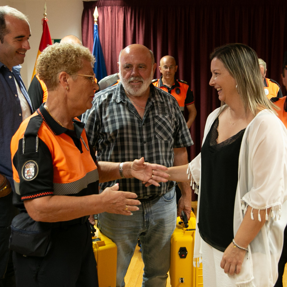 Seis agrupaciones de Protección Civil de la zona mejoran sus sistemas de comunicación