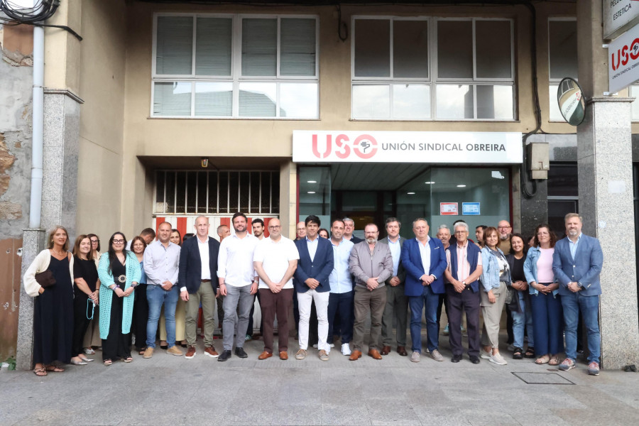 La Unión Sindical Obrera estrena local en Carballo