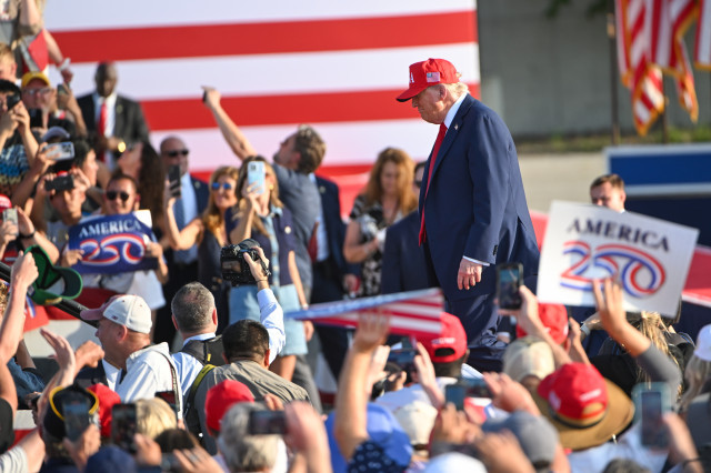 Trumpparticipaenunactoconmotivodelafiestadel4dejulio