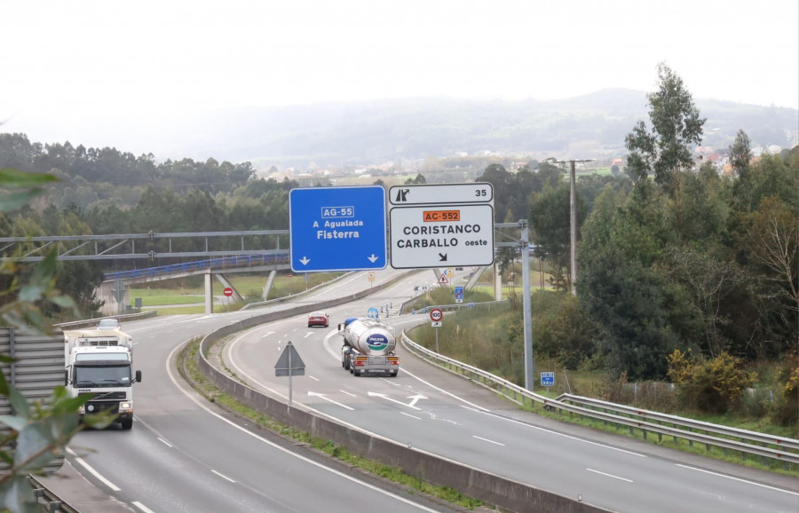 La Xunta justifica el vial de doble sentido elegido para prolongar la AG-55 por los datos del tráfico