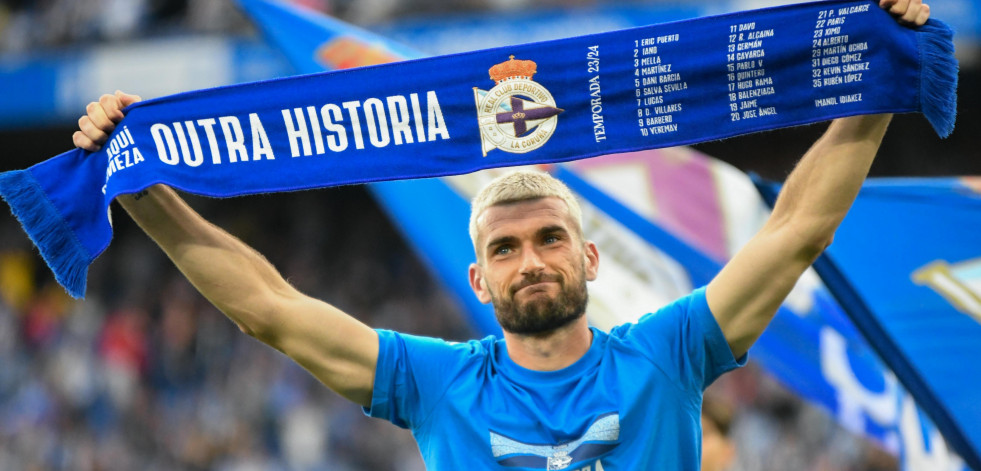 Pablo Vázquez deja el Dépor y tiene previsto viajar este jueves a Gijón para incorporarse al Sporting