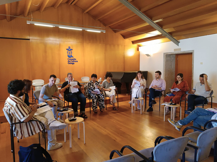 El edil carballés Ramón Varela, en un foro del Consello da Cultura Galega