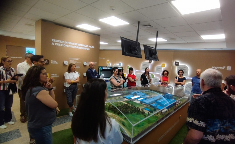 Empresas del sector alimentario gallego visitan Sogama para reforzar su compromiso ambiental