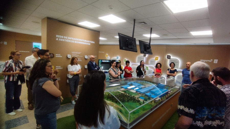 Empresas del sector alimentario gallego visitan Sogama para reforzar su compromiso ambiental