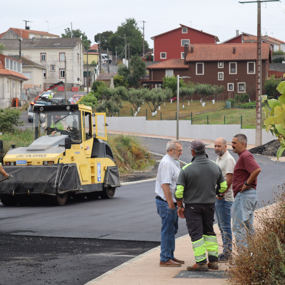 Las obras de aglomerado de la travesía de Sísamo entran en la recta final
