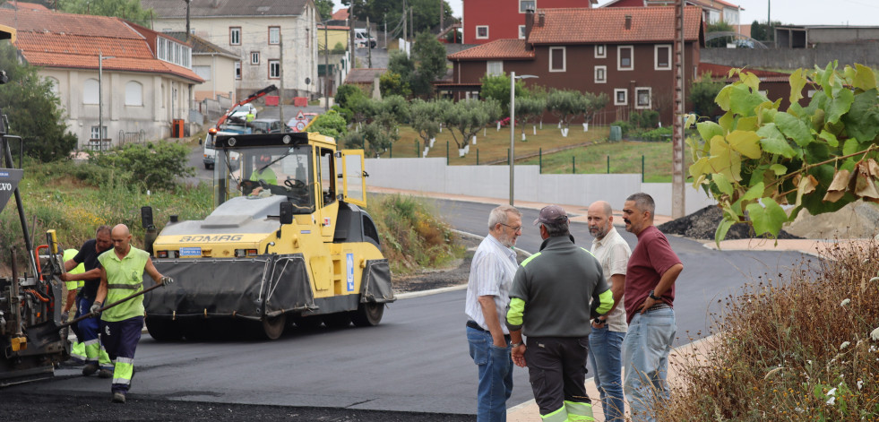Las obras de aglomerado de la travesía de Sísamo entran en la recta final