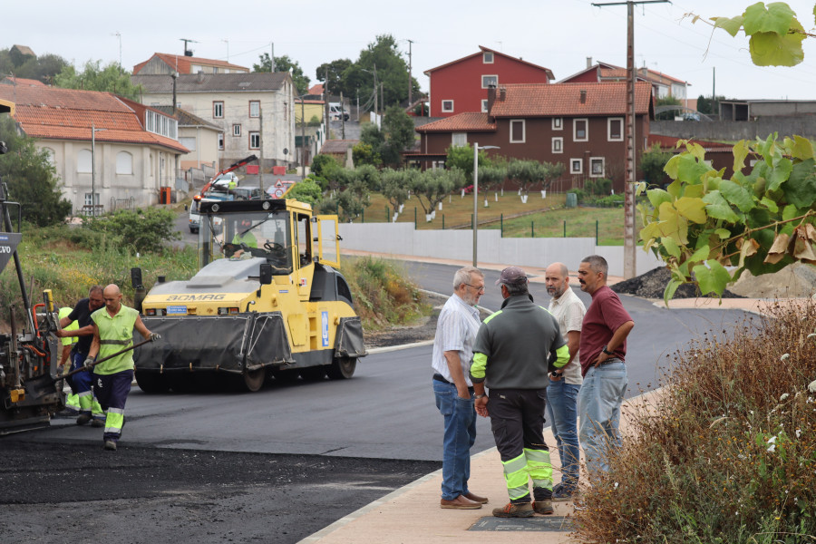 Las obras de aglomerado de la travesía de Sísamo entran en la recta final