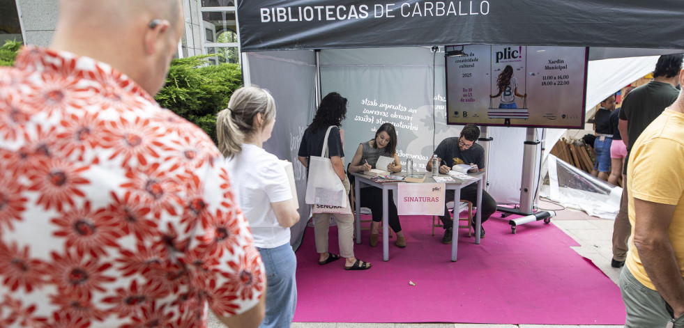 La Praza dos Libros remata con buen sabor de boca en Carballo