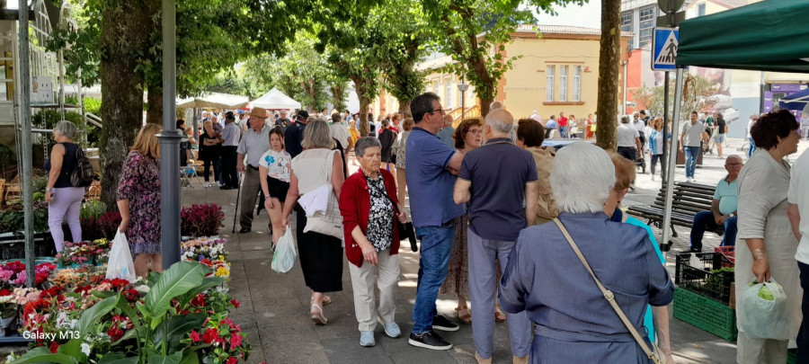 Amplia oferta de patatas de Coristanco y Carballo en la feria hasta en 1,80 euros el kilo