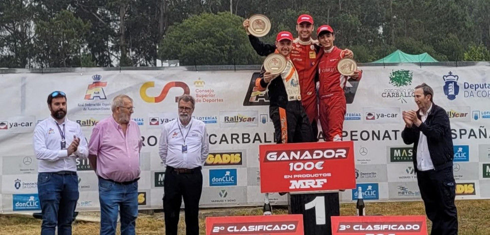 Diego García gana en Car Cross Series  y  Sergio Busto es tercero