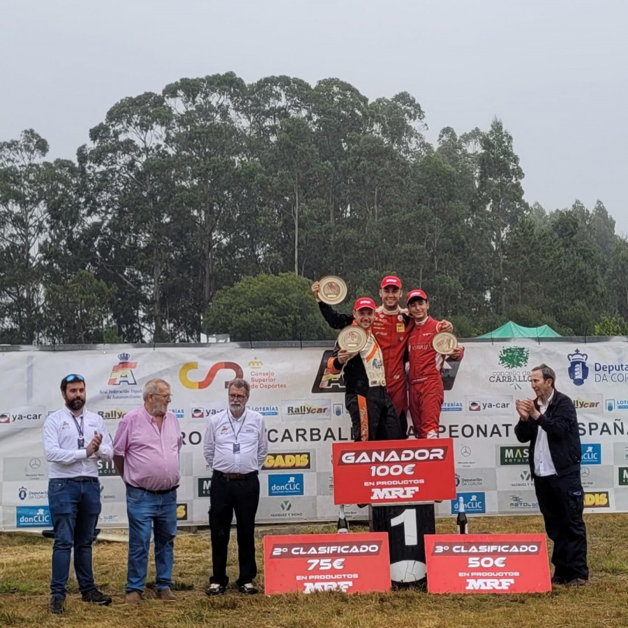 Diego García gana en Car Cross Series  y  Sergio Busto es tercero