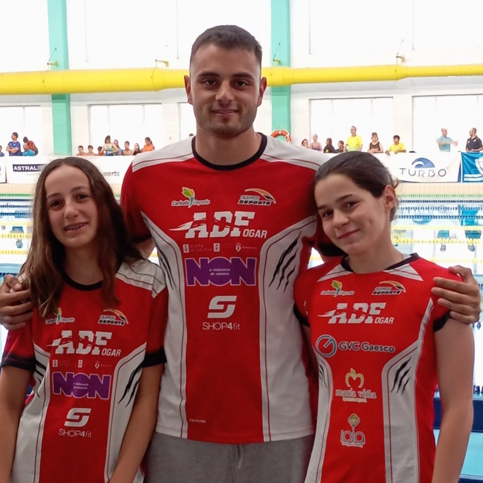 Buen papel de Sara Ríos y Cara Giance en el Campeonato de España de Natación Alevín