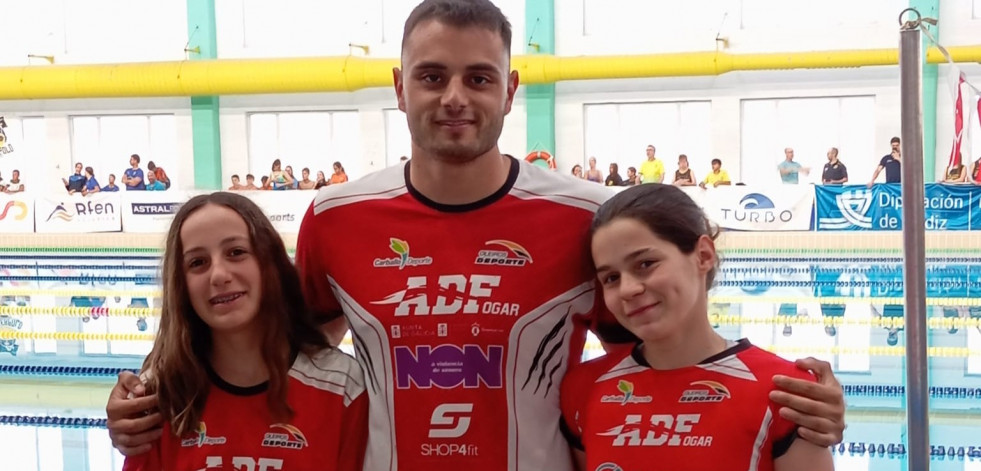 Buen papel de Sara Ríos y Cara Giance en el Campeonato de España de Natación Alevín