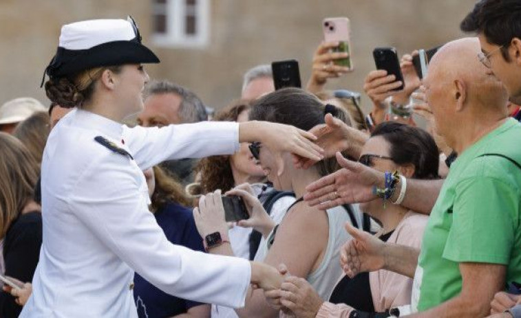 La princesa Leonor recibe la Medalla de Oro de Galicia: 