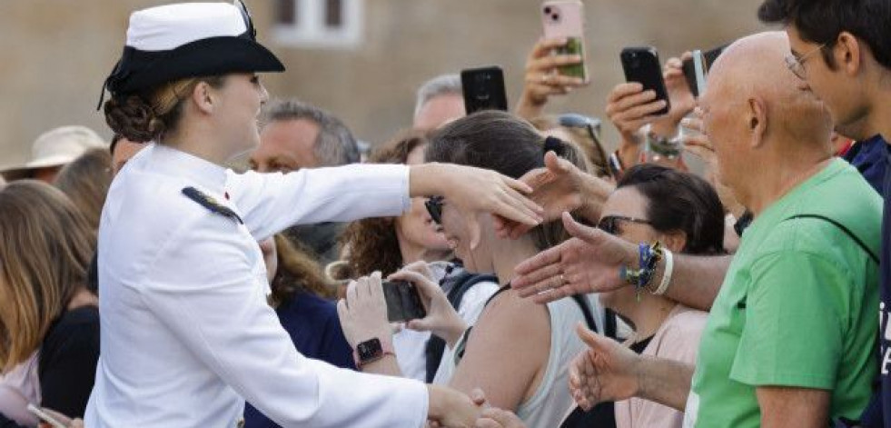 La princesa Leonor recibe la Medalla de Oro de Galicia: 