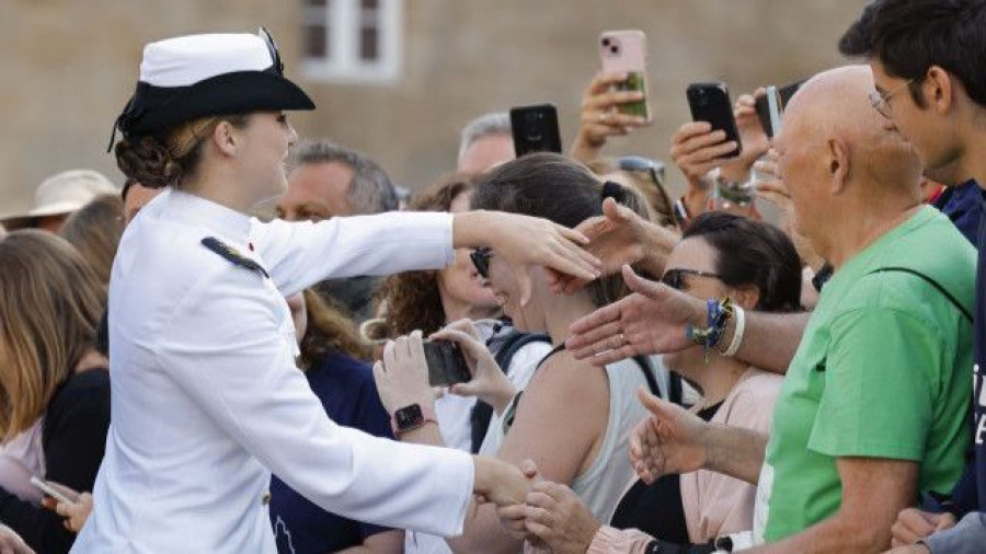 La princesa Leonor recibe la Medalla de Oro de Galicia: "Aquí está mi hogar, donde se acaba el mar"