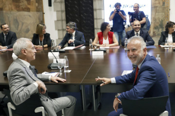 AngelVictorTorresasistealareuninedelaComisinBilateralconCatalua