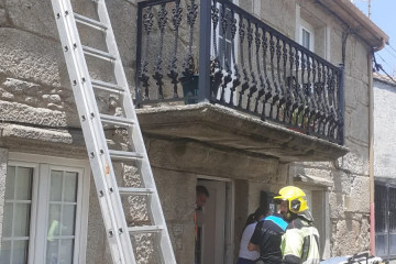 Rescate de los servicios de emergencias en Muxia