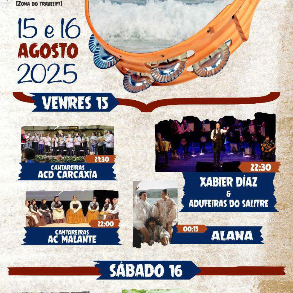 Malpica celebrará la XVI Festa Galega los días 15 y 16 de agosto