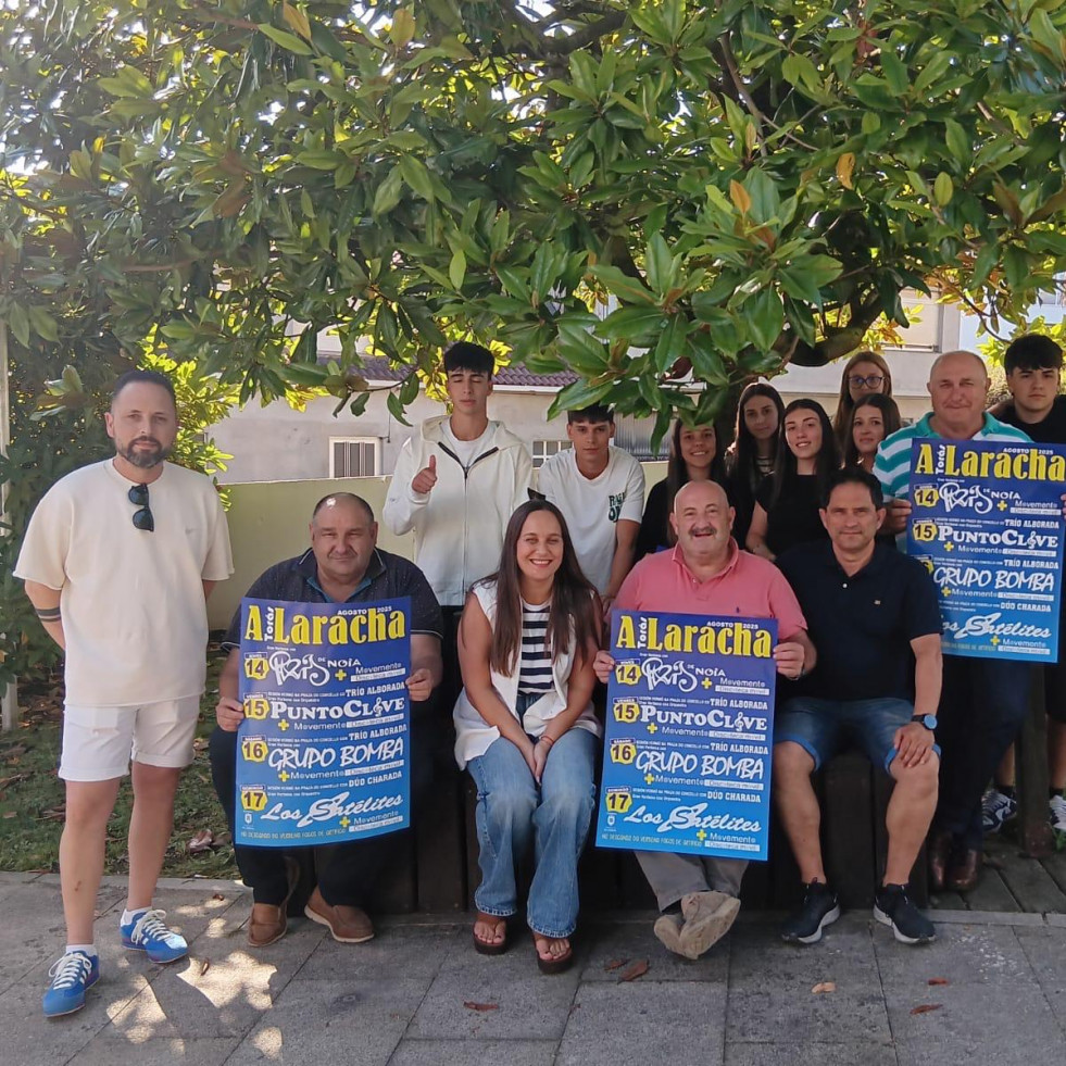 París de Noia y Los Satélites, en las fiestas patronales de A Laracha, del 14 al 17 de agosto