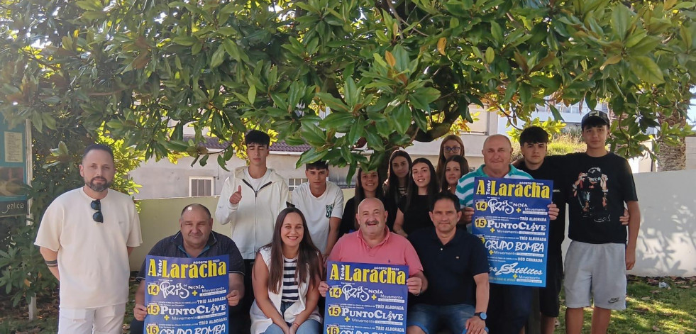París de Noia y Los Satélites, en las fiestas patronales de A Laracha, del 14 al 17 de agosto