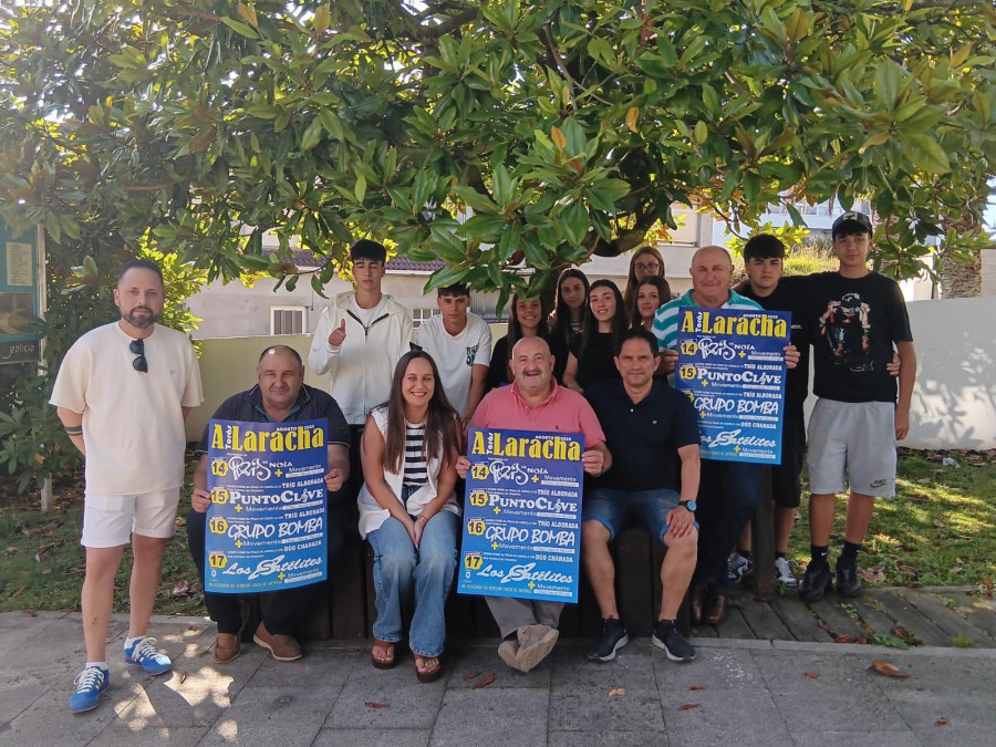 París de Noia y Los Satélites, en las fiestas patronales de A Laracha, del 14 al 17 de agosto