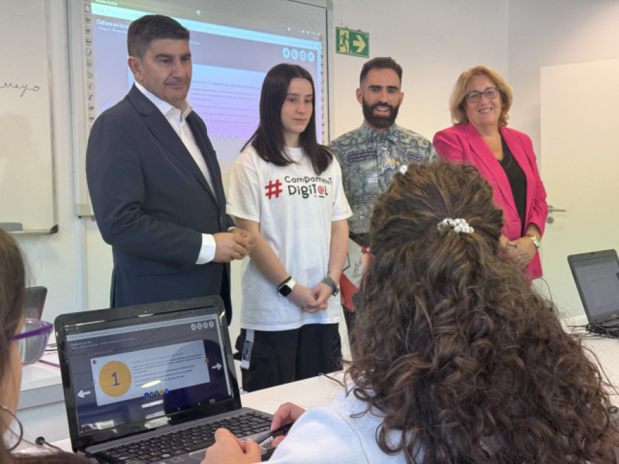 Blanco destaca el compromiso del Gobierno con la formación digital de la juventud