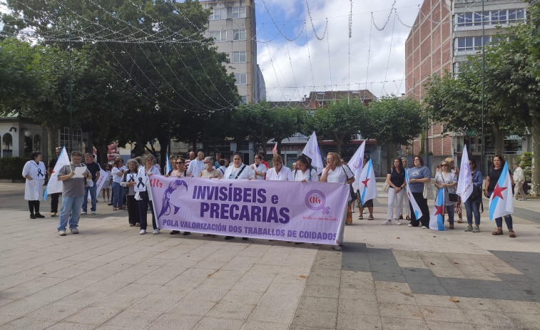 Movilizaciones en la Costa da Morte tras el crimen de la trabajadora del SAF en O Porriño