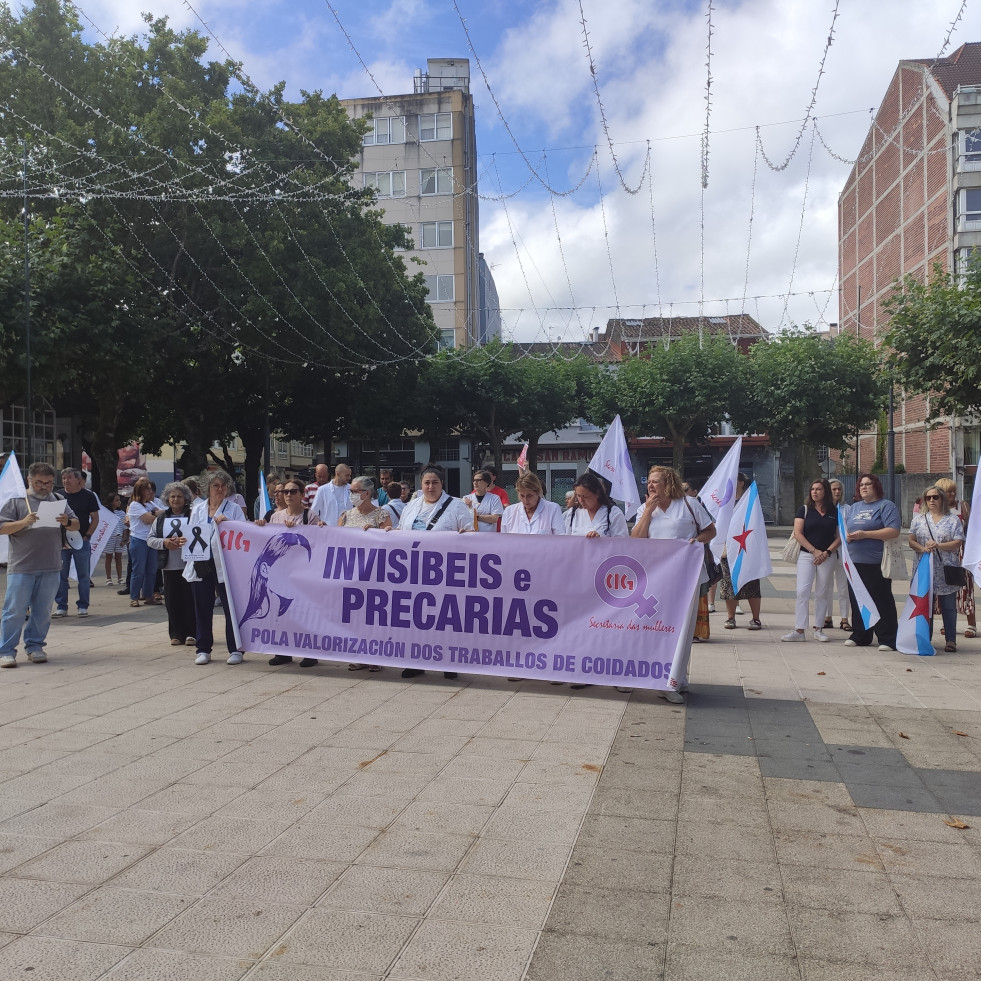 Movilizaciones en la Costa da Morte tras el crimen de la trabajadora del SAF en O Porriño