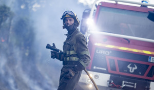 El incendio de Ponteceso, en imágenes