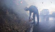 El fuego arrasa ya 440 hectáreas en Ponteceso, con cinco incendios en Cospindo, Brántuas, A Graña, Cores y A Mezquita