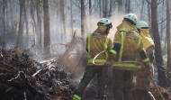 Estabilizados los incendios en Ponteceso tras arrasar casi 500 hectáreas