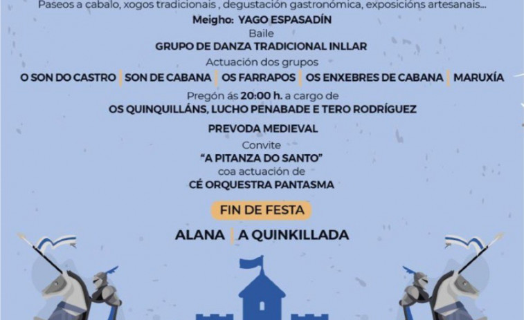 Medievo, folk y verbena este fin de semana en la Costa da Morte