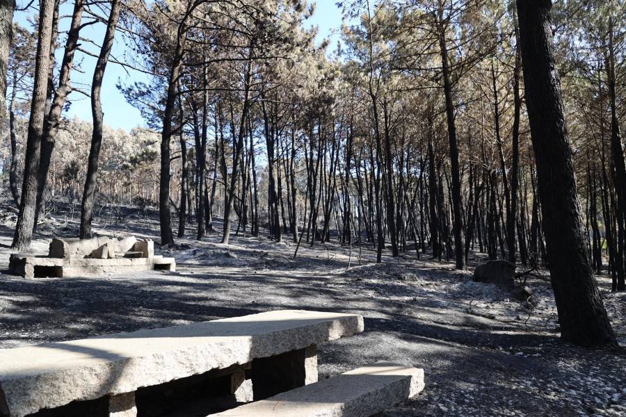 Una semana después Ponteceso ve más cerca el fin de la plaga incendiaria