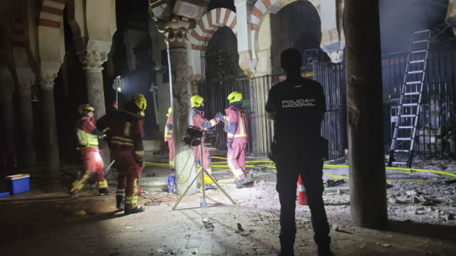 La Mezquita de Córdoba abre con normalidad tras el incendio