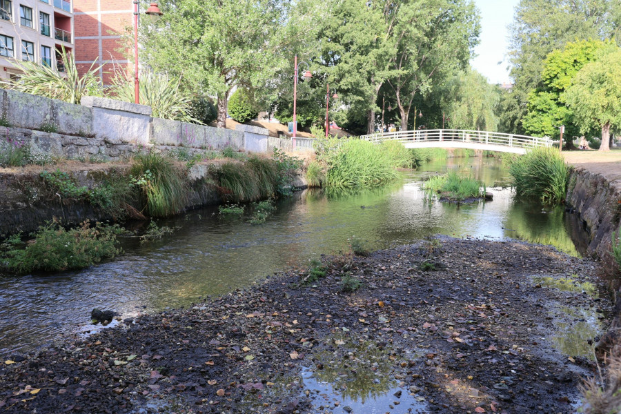 El caudal de los ríos de la Costa da Morte está bajo mínimos y avisa de una posible sequía