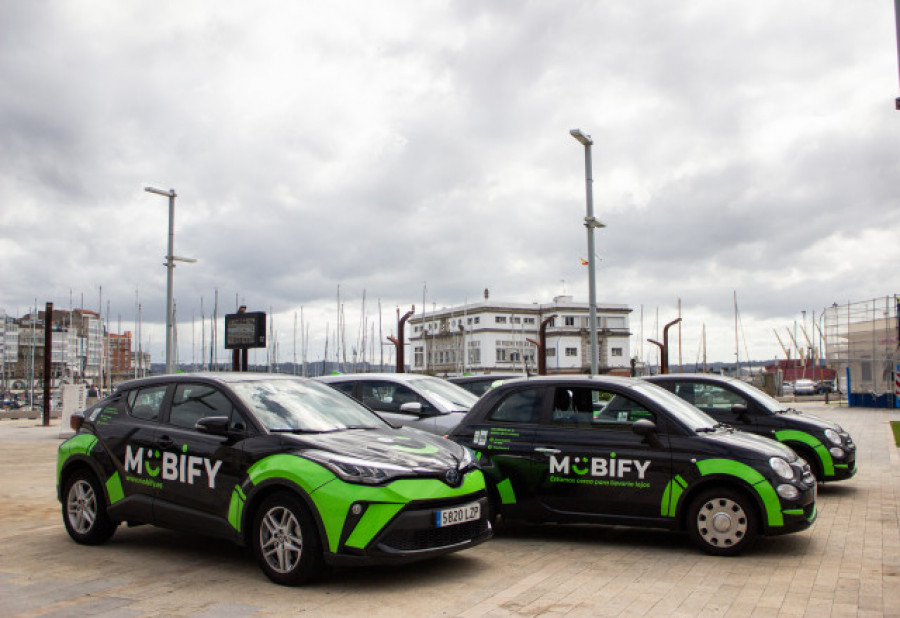 En A Coruña los coches se usan por minutos