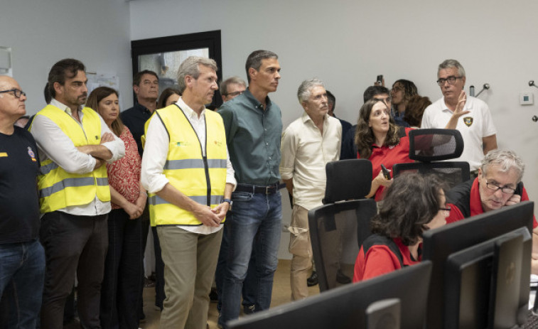 Pedro Sánchez visita las zonas afectadas por los incendios en Ourense con un gran pacto de Estado