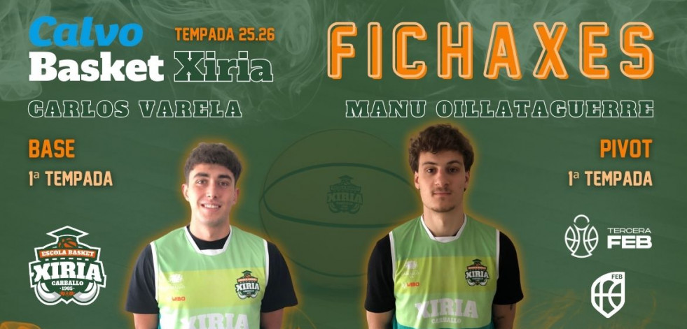 Manu Oillataguerre y Carlos Varela refuerzan al Basket Xiria