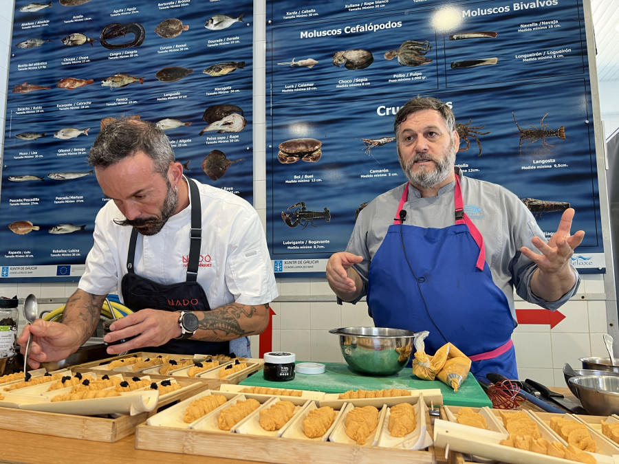 Showcookings, pulpo y longueirón este fin de semana en Corcubión