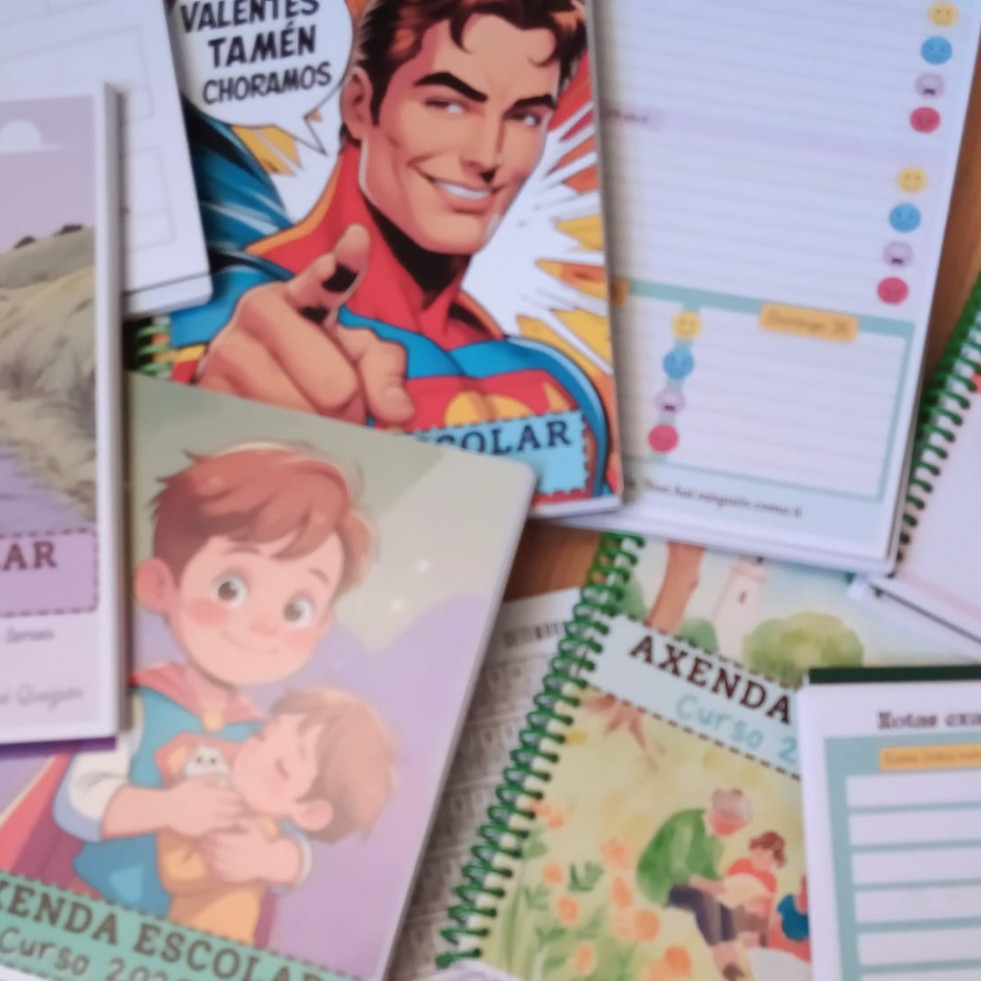 Agendas escolares en gallego e inclusivas de A Eira para alumnos con necesidades especiales