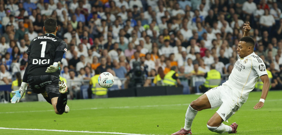 Mbappé le da a Xabi Alonso la victoria en su estreno en el Santiago Bernabéu (1-0)