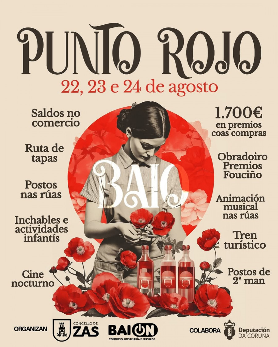 Llega una nueva edición del Punto Rojo de Baio, que reparte 1.700 euros en premios