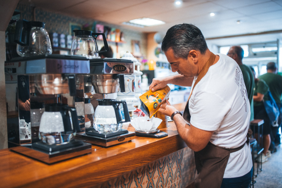 Cafés Lúa, en el festival Castelo Conta