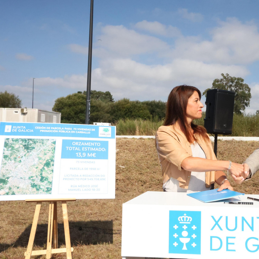 Avanzan los trámites para aumentar en 73 pisos el parque de vivienda pública en Carballo