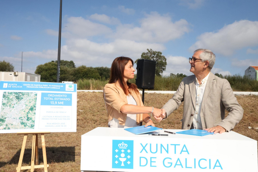 Avanzan los trámites para aumentar en 73 pisos el parque de vivienda pública en Carballo