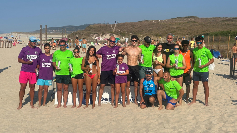 El III Torneo Familiar disputado en Razo reunió a 64 participantes